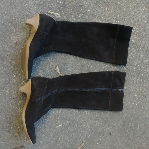 Michael Kors Shoes - Micheal Kors Brown Suede Cowboy Boots 6